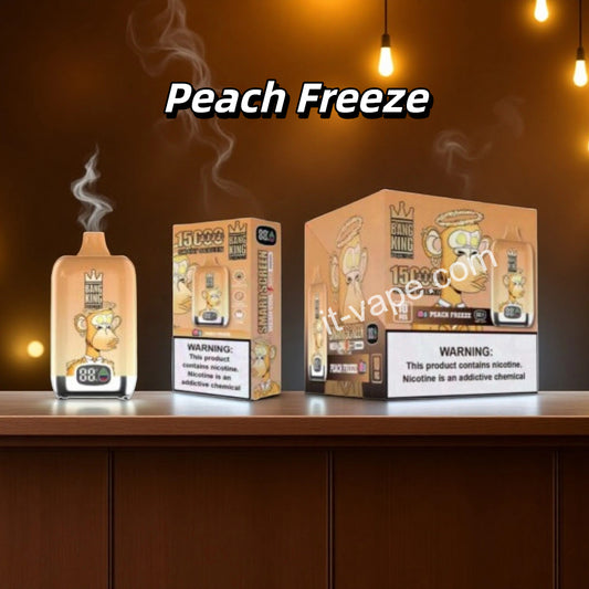 Peach Freeze Puff Bang King 15000 Puffs