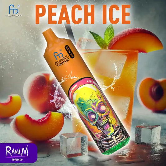 Randm Tornado 30000 Puffs Prezzi Peach Ice Gusto Sigaretta Elettronica Usa e Getta