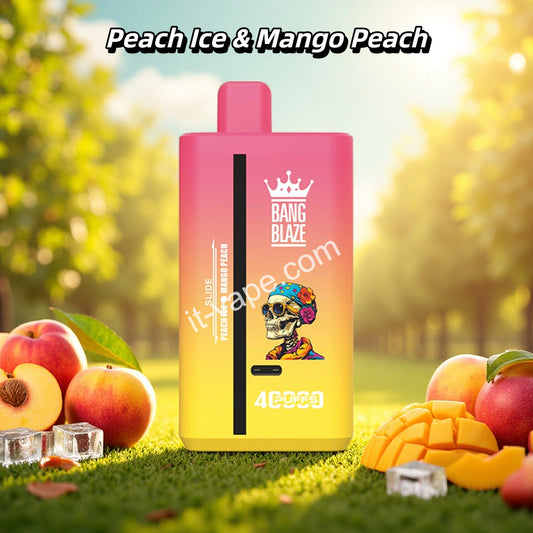 Peach Ice & Mango Peach Puff 40K Puffs Vape Jetable