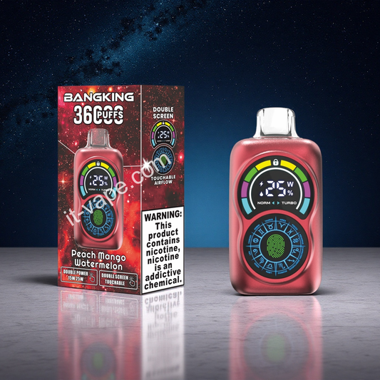 Peach Mango Watermelon Puff Bang King 36K Puffs
