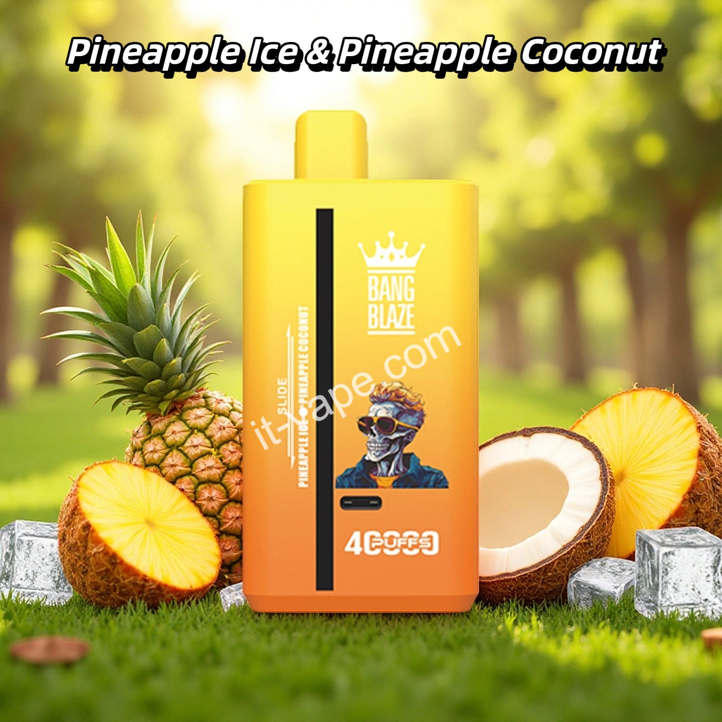 Pineapple Ice & Pineapple Coconut Puff Bang Blaze 40K Puffs