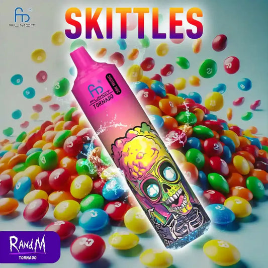 Randm Tornado Puff 30000 Tiri Ricaricable Sigarette Elettroniche Monouso Skittles Gusto