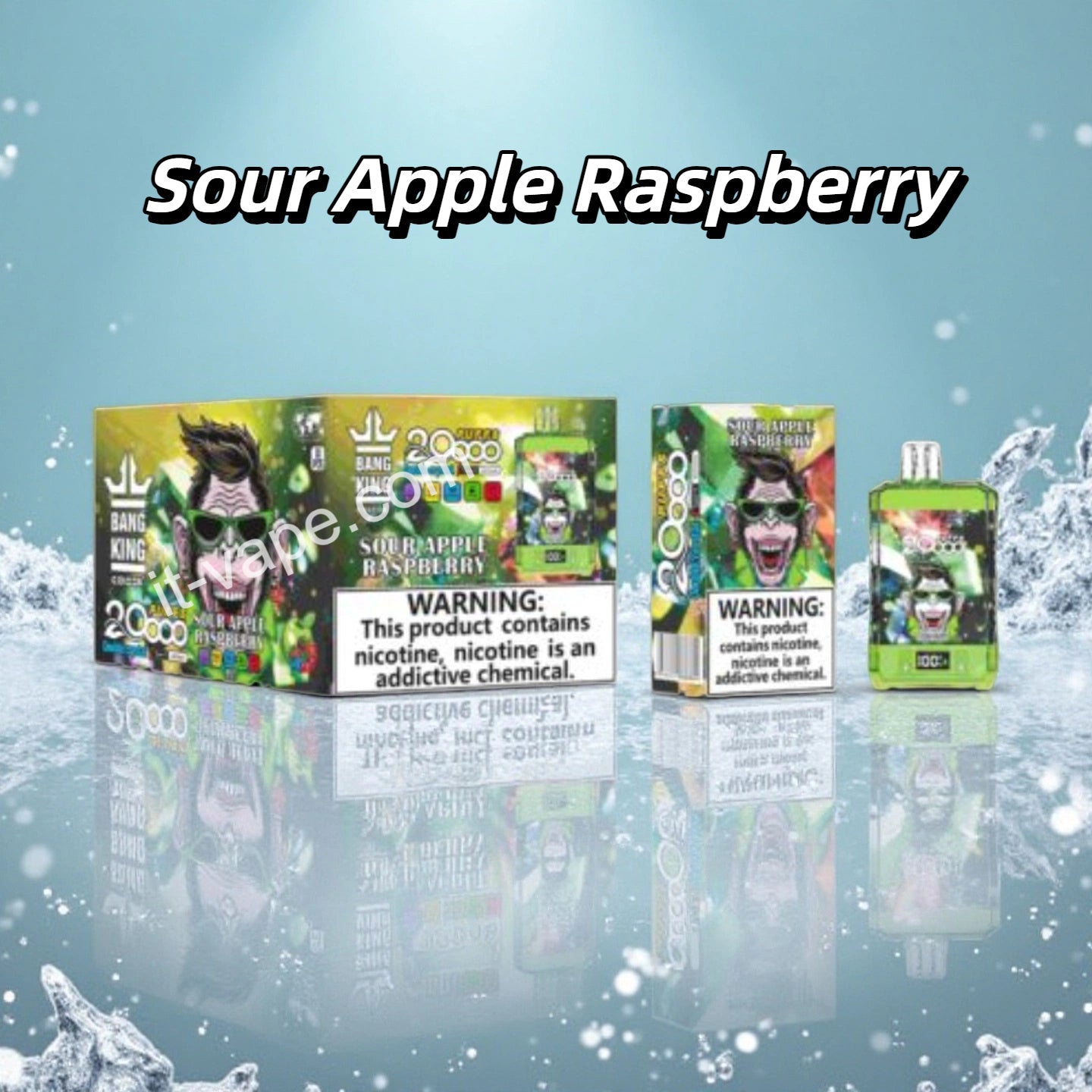 Sour Apple Raspberry Bang King Puff 20K Puffs