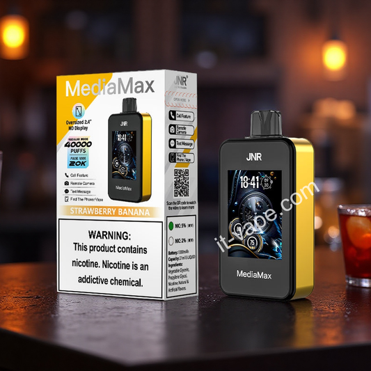 Strawberry Banana Puff JNR Vape 40000 Tiri