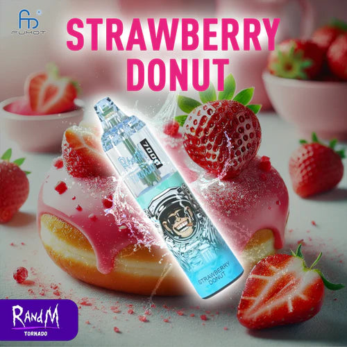 RandM Tornado 7000 Puffs Strawberry Donut Sigaretta Elettronica Monouso