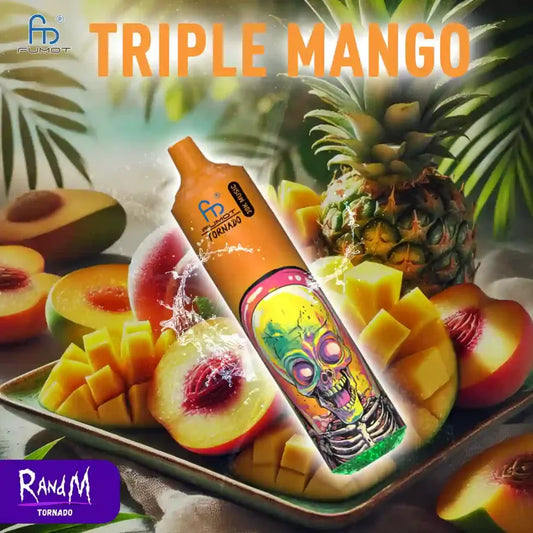 Fumot Vape Randm Tornado Puff 30000 Tiri Triple Mango Sigaretta Elettronica Monouso