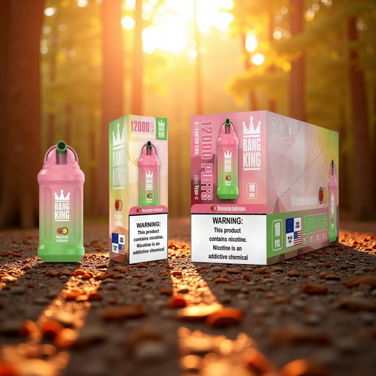 Watermelon Bubblegum Bang King Puff 12K Bouffees Vape Monouso