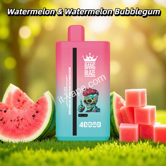 Watermelon & Watermelon Bubblegum Puff 40000 Tiri
