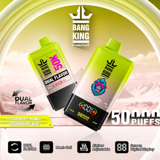 Strawberry Mango & Strawberry Kiwi Doppio Gusto Puff 50000 Tiri Monouso Vape