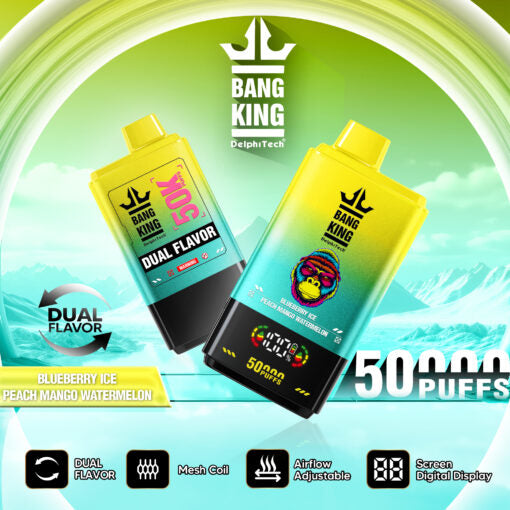 Puff 50000 Tiri Sigaretta elettronica Monouso - Blueberry Ice & Peach Mango Watermelon
