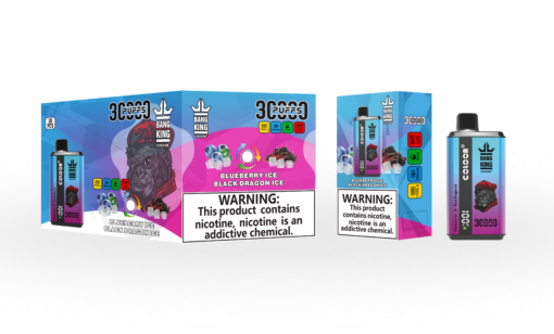 Bang King 30000 Puffs 30k Tiri Vape - Blueberry Ice & Black Dragon Ice