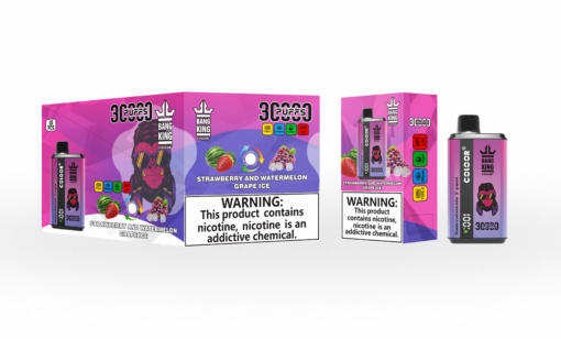 Bang King 30000 Puff Vape - Strawberry and Watermelon & Grape Ice
