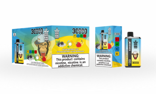 Bang King Puff 30000 Tiri Sigaretta Elettronica - Blueberry Ice & Strawberry And Banana