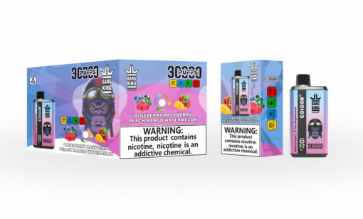 Bang King 30K Vape Blueberry Raspberry & Peach Mango Watermelon