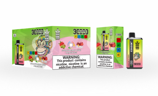 Bang King Puff 30K Tiri Strawberry Kiwi & Peach Ice Sigaretta Elettronica Usa e Getta
