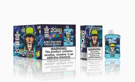 Bang King Color Double Crystal Puff 20K Vape Monouso - Kiwi Passion Fruit Guava