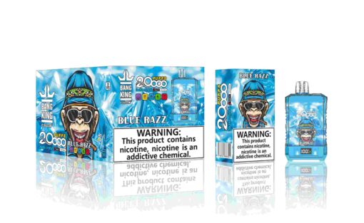 Bang King Crystal Vape Puff 20000 Tiri Vape Monouso - Blue Razz