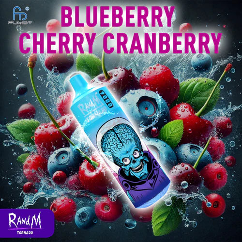 Blueberry Cherry Cranberry Sigaretta Elettronica Monouso - Randm Tornado 9000 Puffs