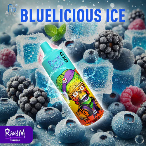 Puff 9000 Tiri Randm 9K Puffs Sigaretta Elettronica Bluelicious Ice