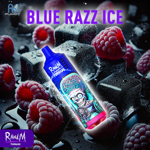 RandM Tornado 9000 Puff Sigaretta Elettronica Monouso Blue Razz Ice Gusto