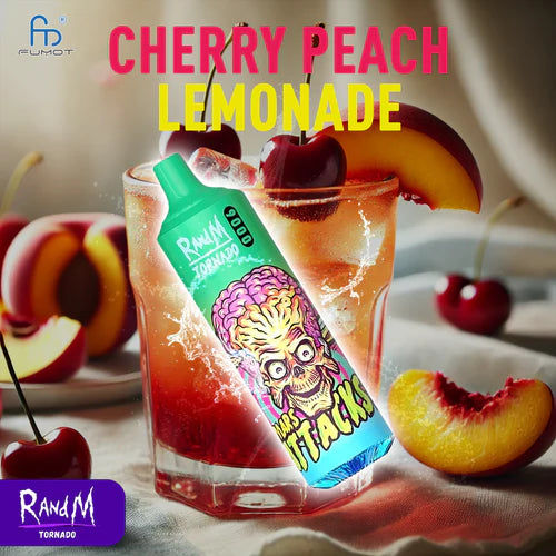 Puff 9000 Tiri Sigarette Elettroniche Monouso - Cherry Peach Lemonade Gusti