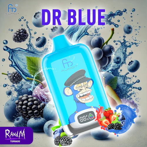Randm Tornado 12000 Puffs Digital Box Dr Blue Gusto Sigaretta Elettronica Monouso
