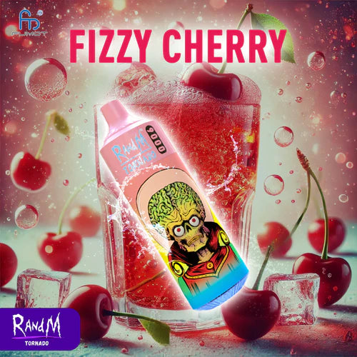 Puff Randm Tornado 9000 Tiri Fizzy Cherry Gusto Sigaretta Elettronica Usa e Getta