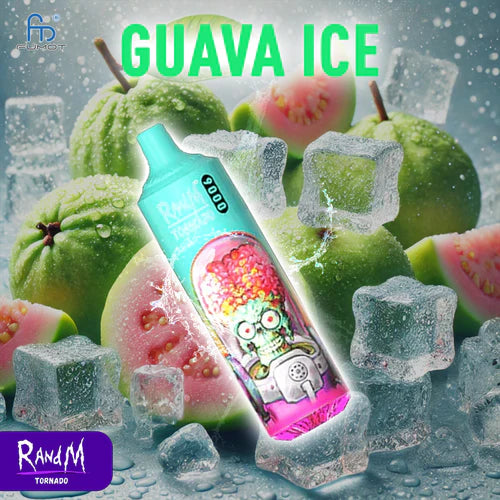 Randm Tornado Puff 9K Tiri Guava Ice Gusto Sigarette Elettroniche Usa e Getta