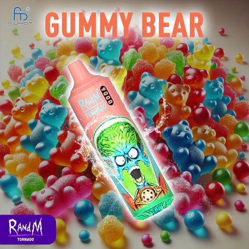 Puff Randm Tornado 9000 Prix 9K Puffs Sigaretta Elettronica Monouso Gummy Bear Gusto