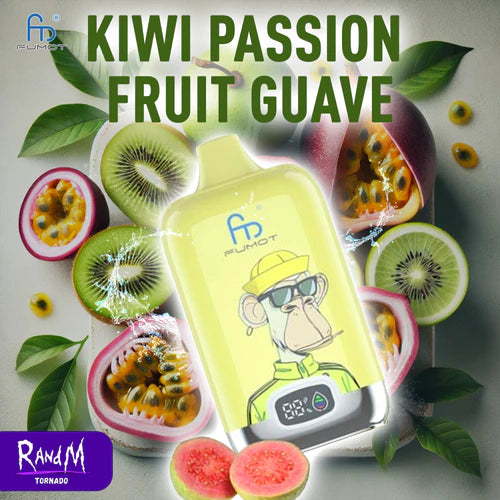 Kiwi Passion Fruit Guava - Puff Tornado 12000 Digital Box 12K Puffs Vape Monouso Shop