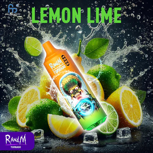 Puff Randm 9000 Tiri Sigaretta Elettronica Monouso - Lemon Lime Gusto