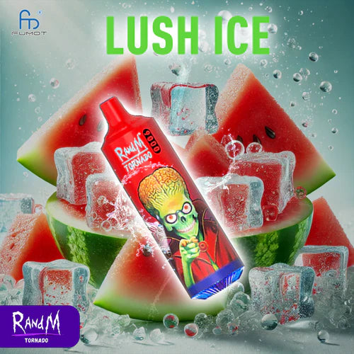 Randm Tornado Puff 9000 Tiri Lush Ice Flavor Sigarette Elettroniche Usa e Getta