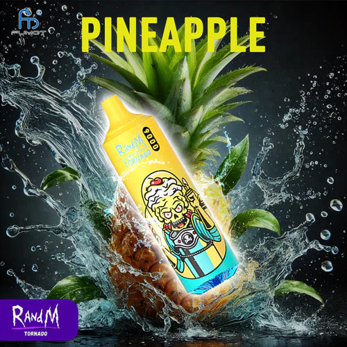 Tornado Puff 9000 Tiri Pineapple Gusto Sigarette Elettroniche Usa e Getta with 18 ml Liquido