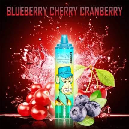 Randm Tornado Puff 15000 Tiri Blueberry Cherry Cranberry