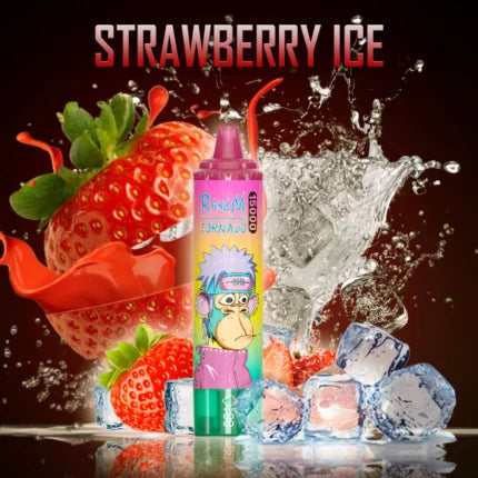 Randm Tornado 15000 Puffs Strawberry Ice Gusto with Big Puff Prezzi