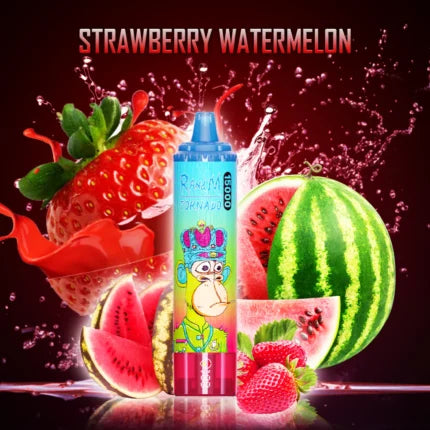Randm Tornado Puff 15K Tiri Strawberry Watermelon Gusto Sigaretta Elettronica Monouso