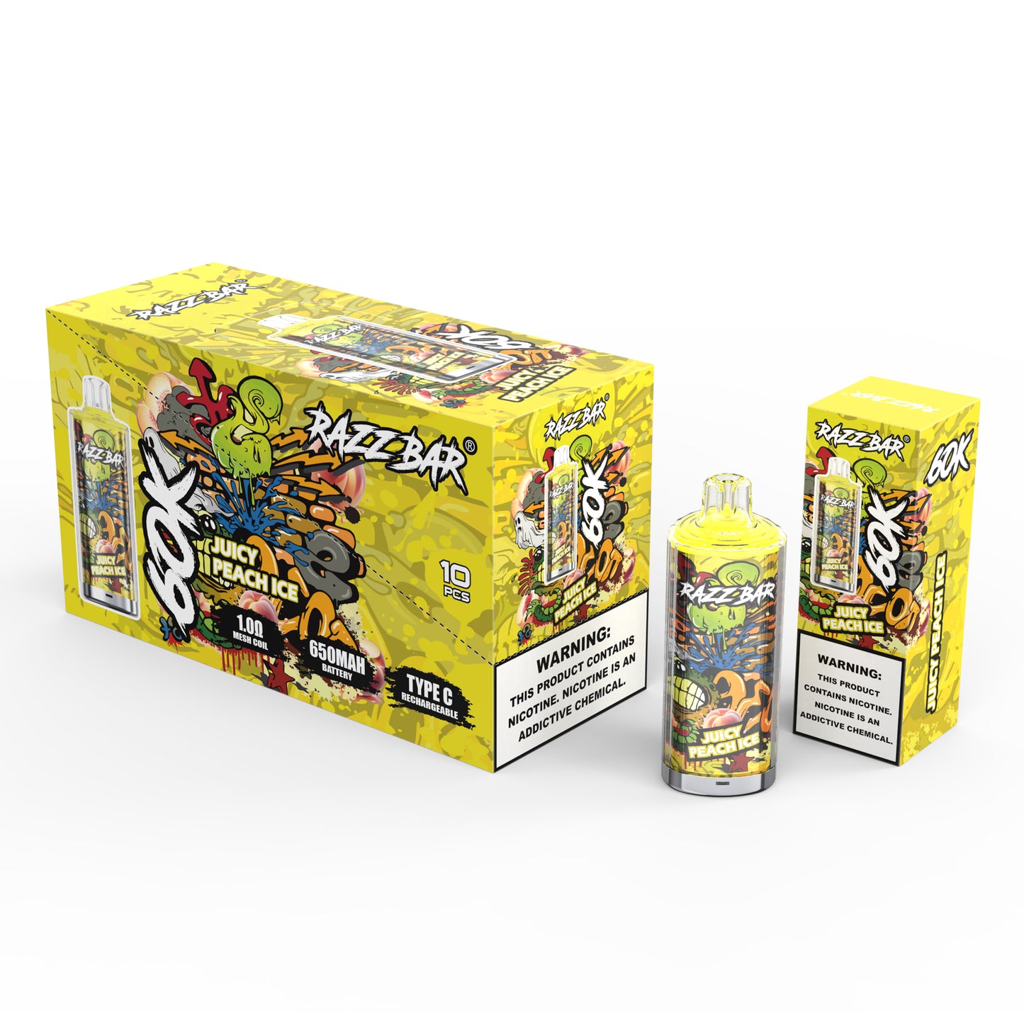 Razz Bar 60K Tiri Vape Mesh Coil 1.0Ω
