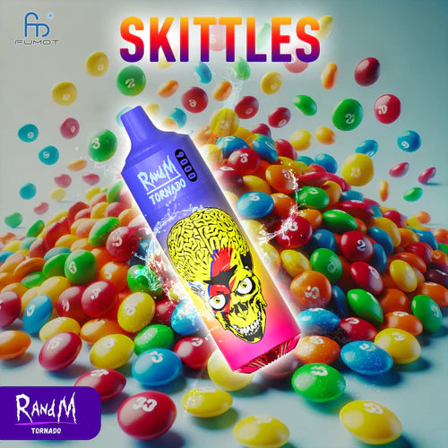 Skittles - RandM Tornado 9000 Puffs Liquidi Puff Sigaretta Elettronica Monouso