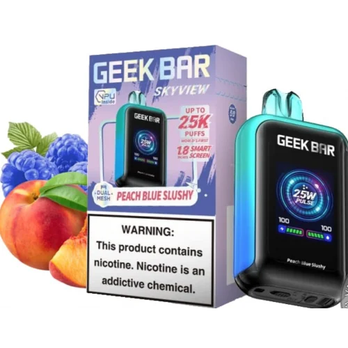 Geek Bar Skyview Peach Blue Slushy 25000 Monouso Vape
