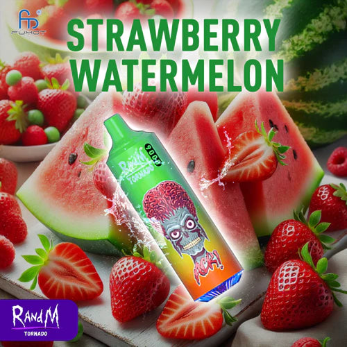 Strawberry Watermelon - Puff 9K Tiri Vape Monouso